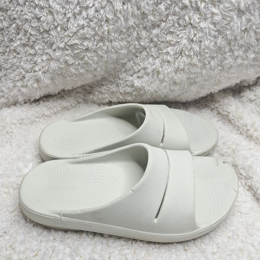 Oofos OOahh Slide Sandals in Cosmic Gray Mens sz 10 Women's sz 12